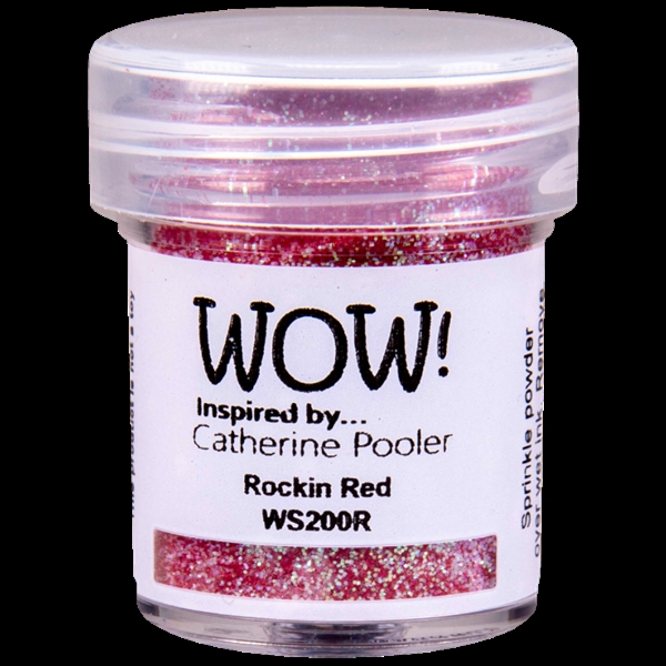 WOW Embossing Pulver - Catherine Pooler / Rockin\' Red